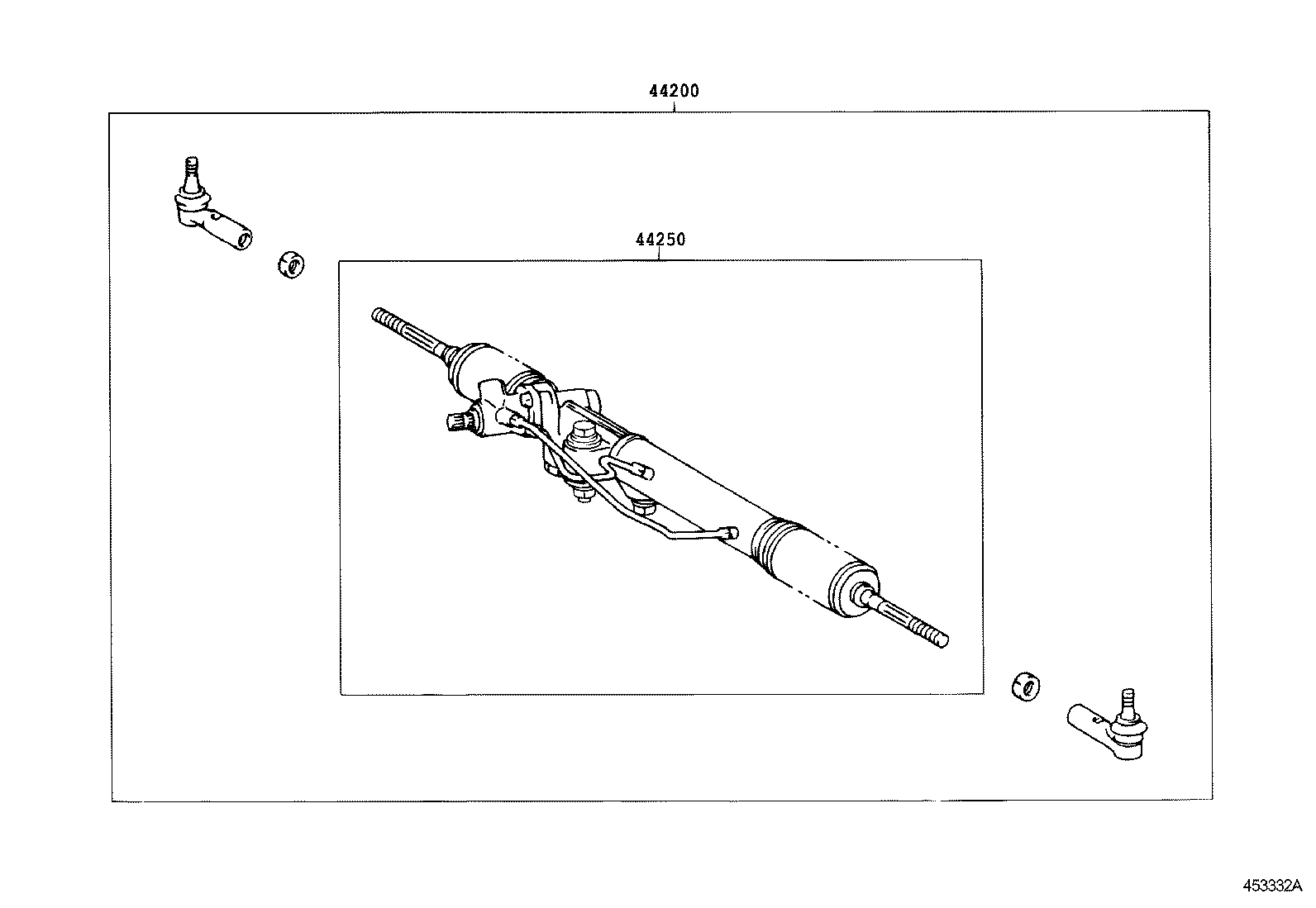 04445-37040 GASKET KIT, POWER STEERING GEAR(FOR RECIRCULATING BALL) product image