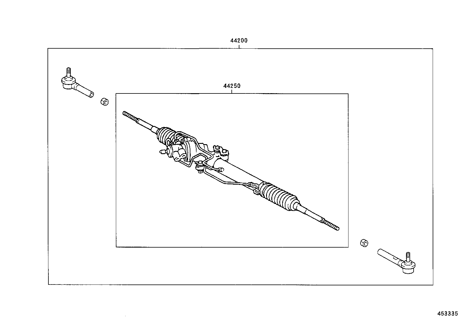 04445-27013 GASKET KIT, POWER STEERING GEAR(FOR RACK & PINION) product image