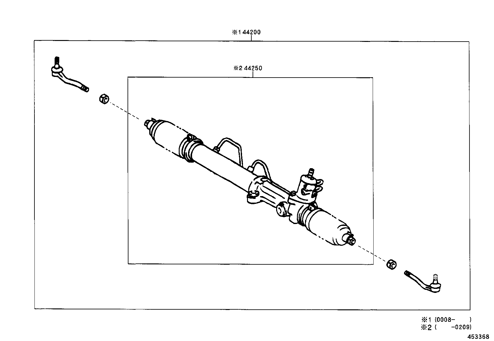 45046-39335 END SUB-ASSY, TIE ROD, RH product image