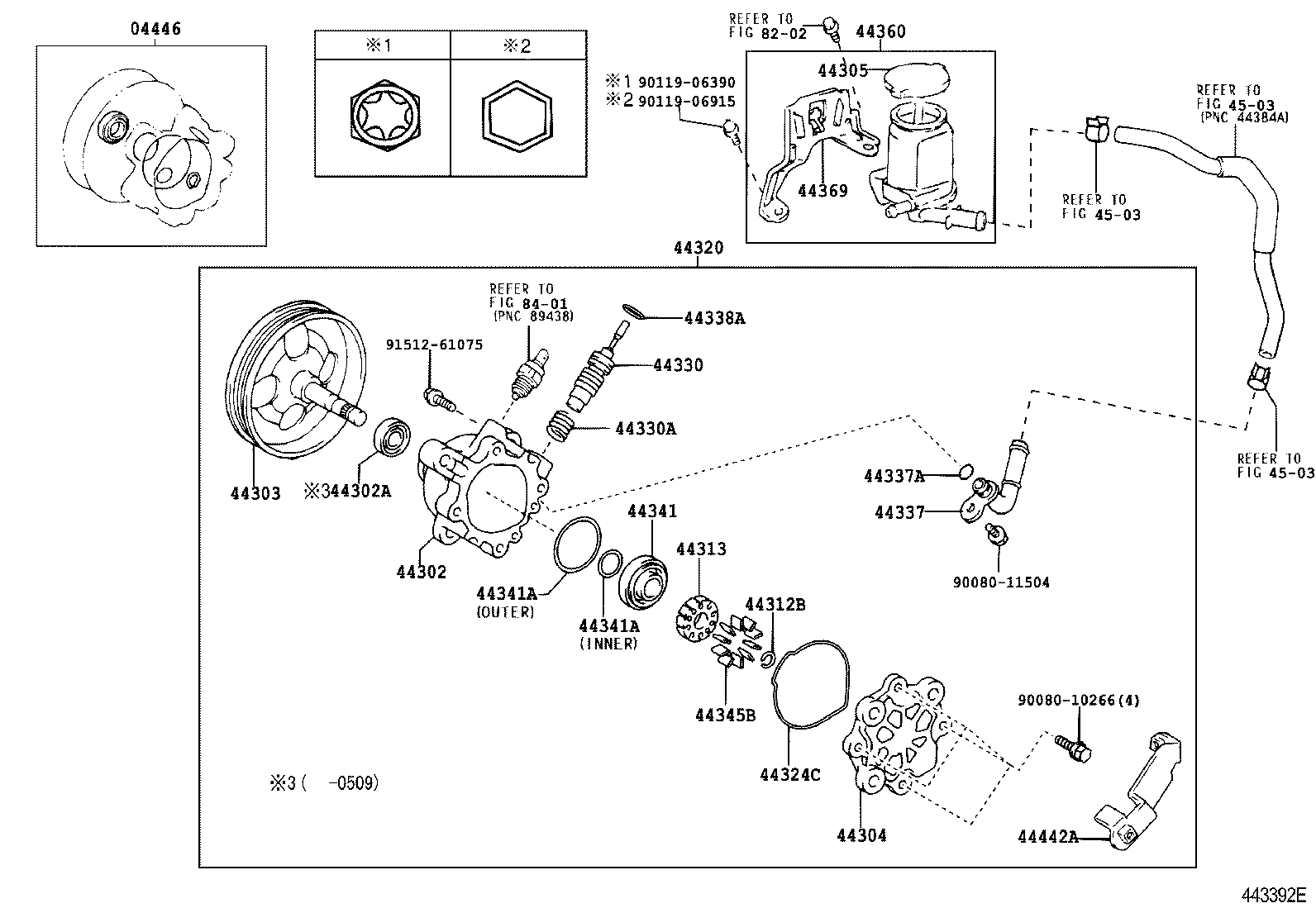 44369-02060 BRACKET, OIL RESERVOIR, NO.1 product image