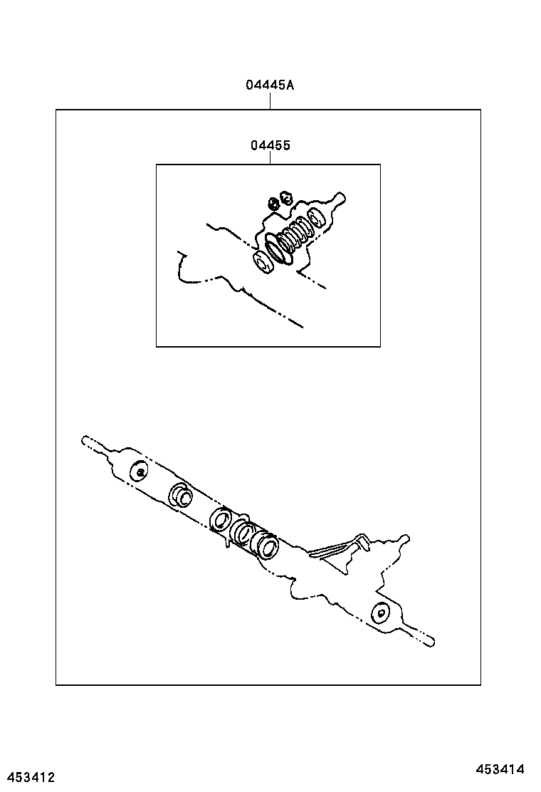 45046-69205 END SUB-ASSY, TIE ROD, RH product image