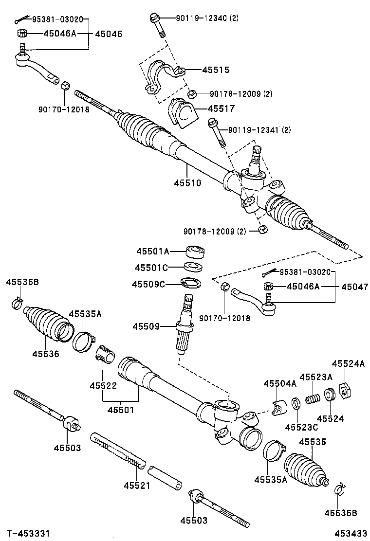 90467-19012 CLIP(FOR STEERING RACK BOOT) product image