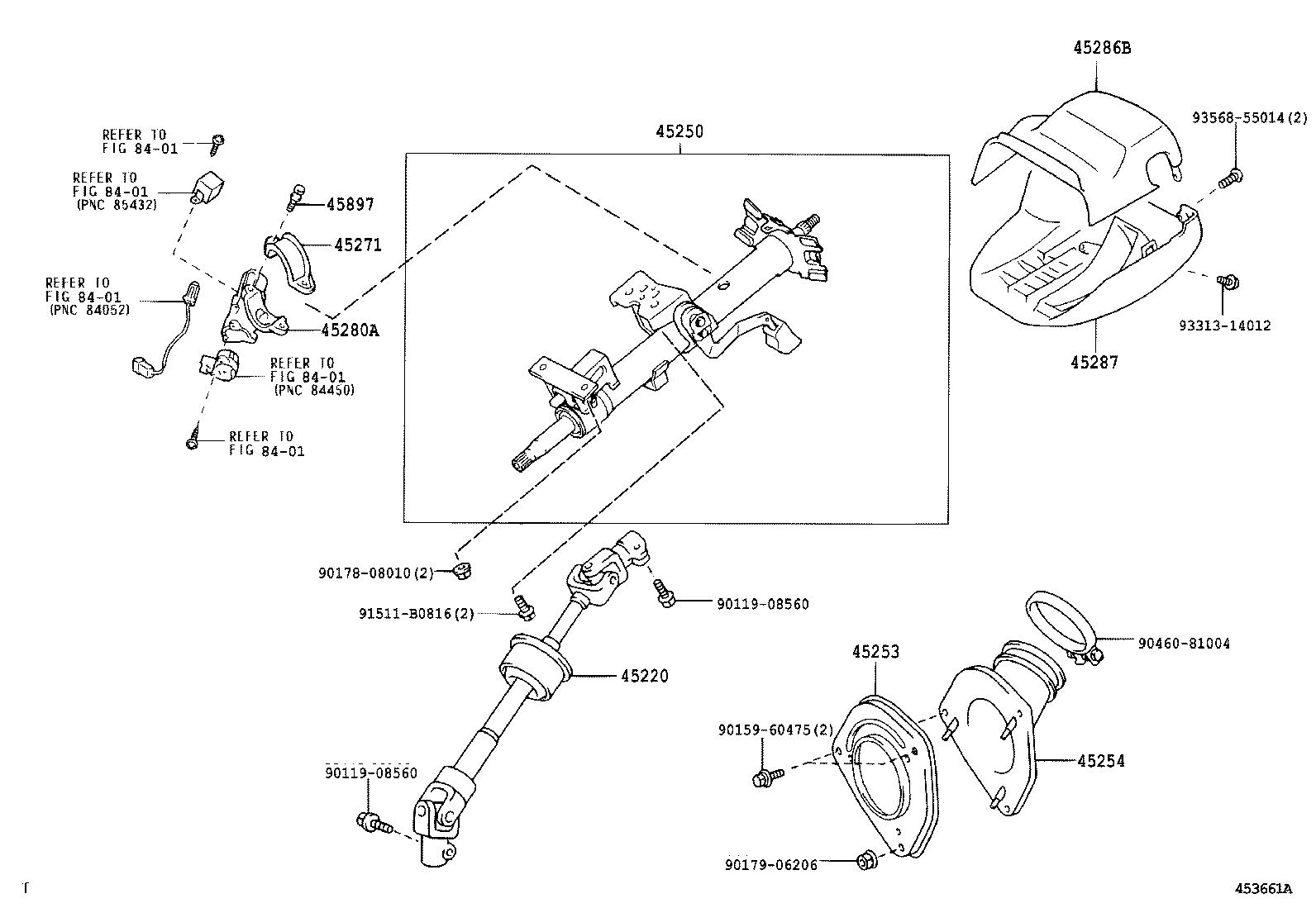 45202-48040 SHAFT SUB-ASSY, STEERING INTERMEDIATE product image