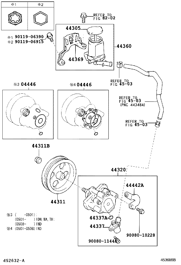 44369-02060 BRACKET, OIL RESERVOIR, NO.1 product image