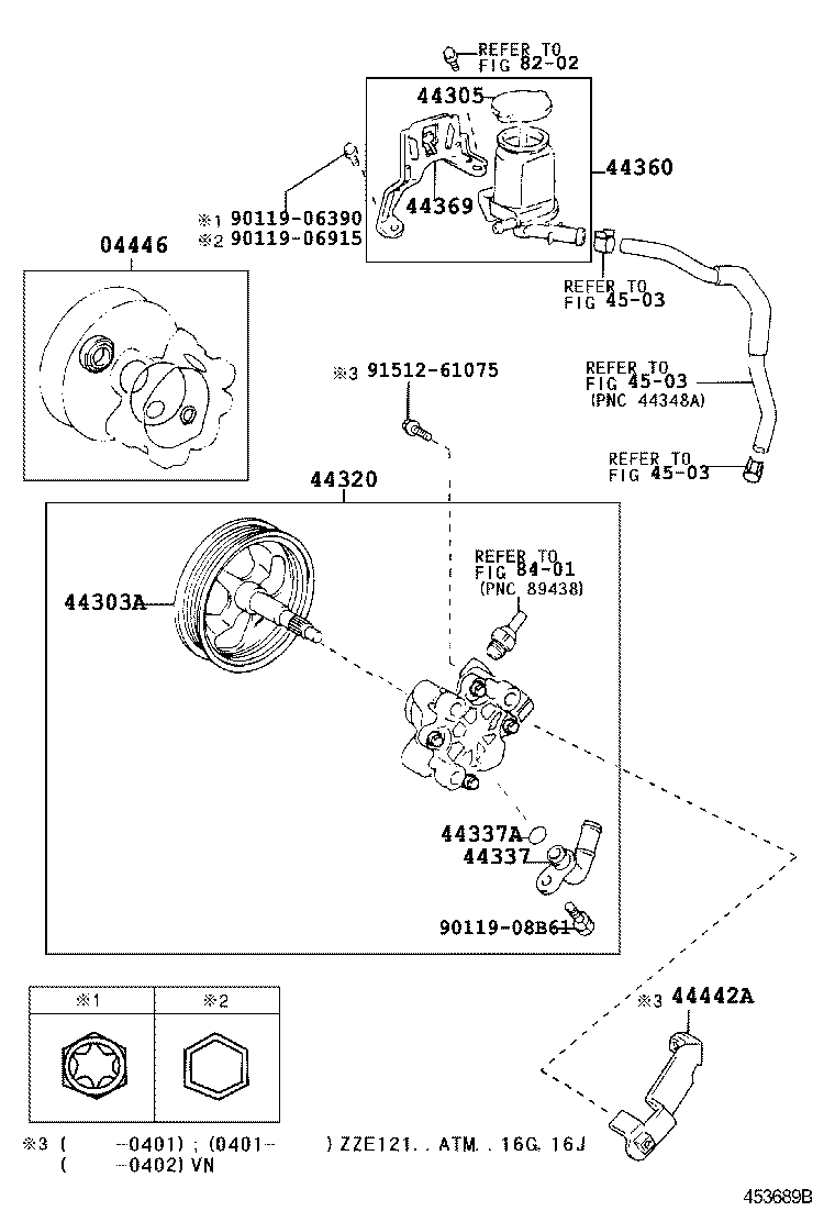 44369-02060 BRACKET, OIL RESERVOIR, NO.1 product image