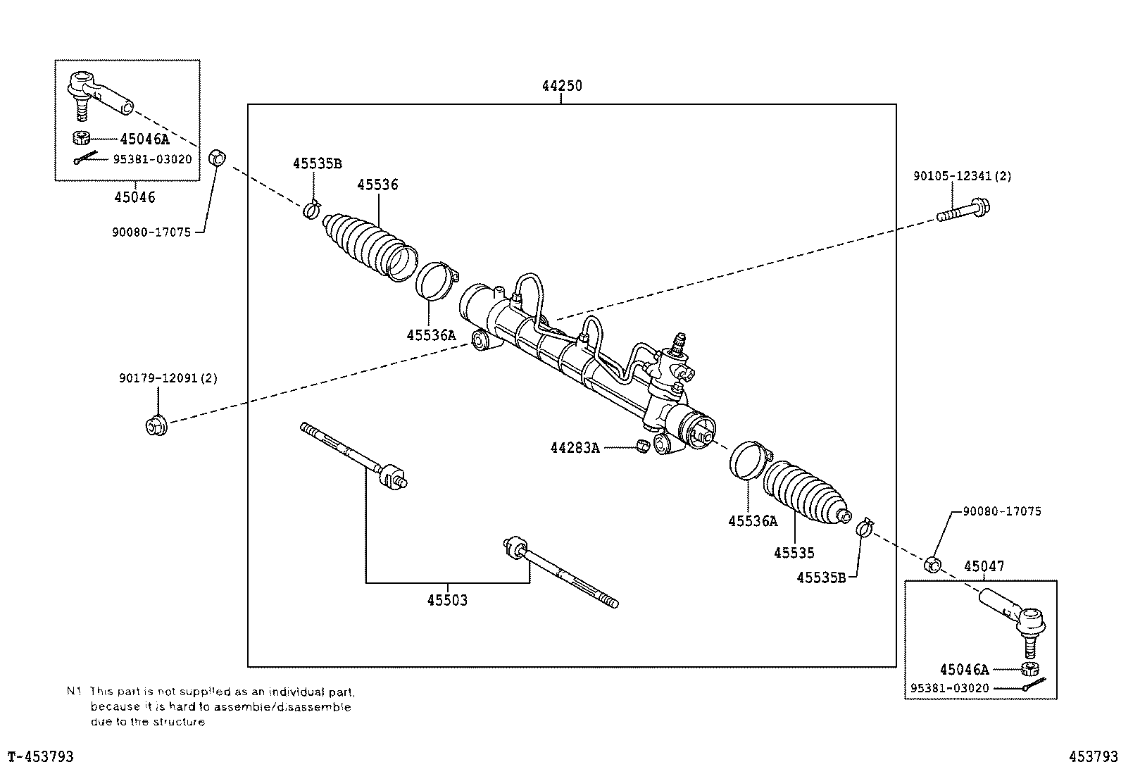 44210-02070 VALVE ASSY, POWER STEERING CONTROL product image