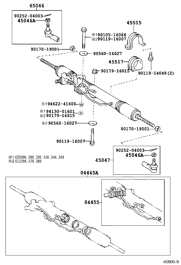 44110-37120 GEAR ASSY, POWER STEERING product image