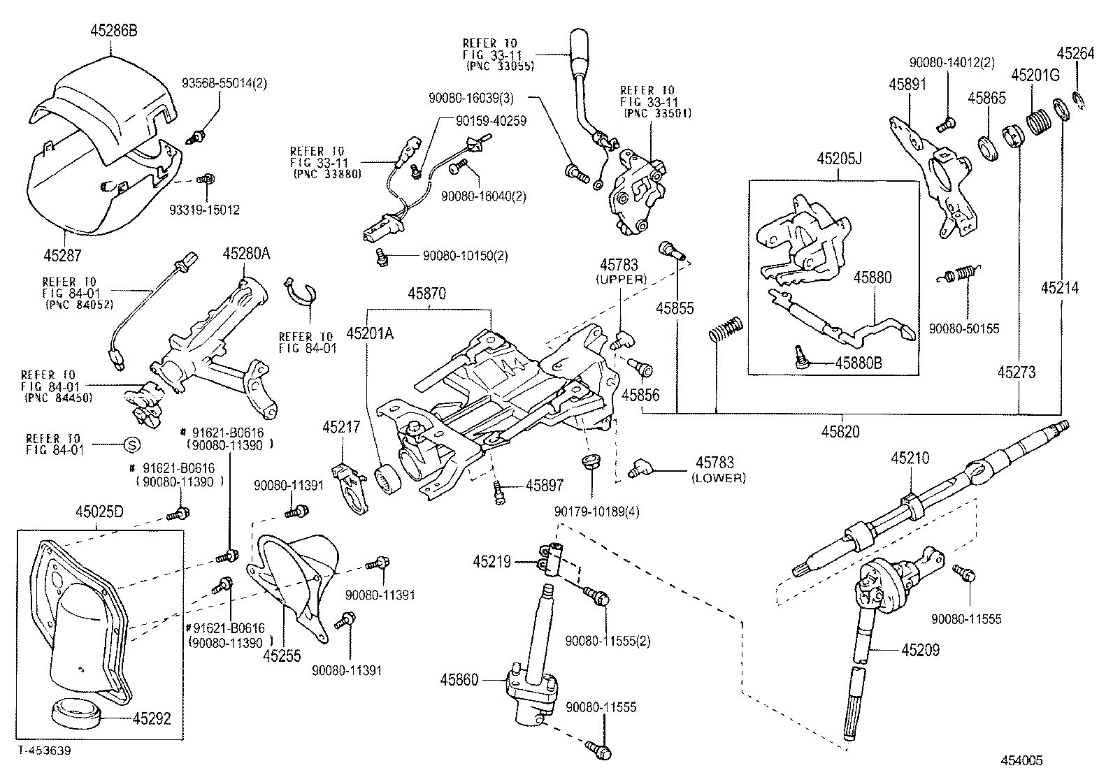 45025-0C020 COVER SUB-ASSY, STEERING COLUMN HOLE, NO.1 product image