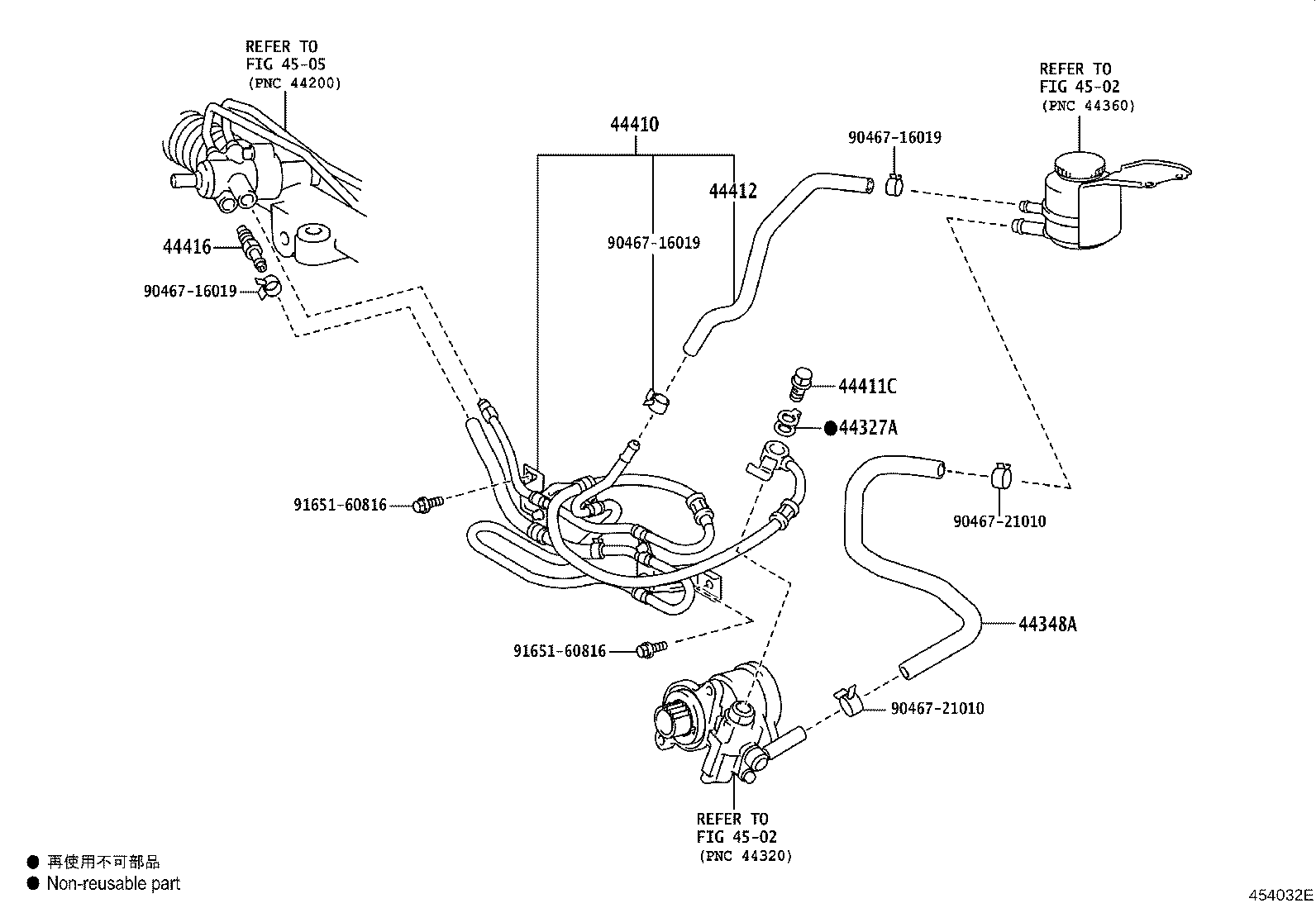44402-26010 COOLER SUB-ASSY, POWER STEERING OIL, NO.1 product image