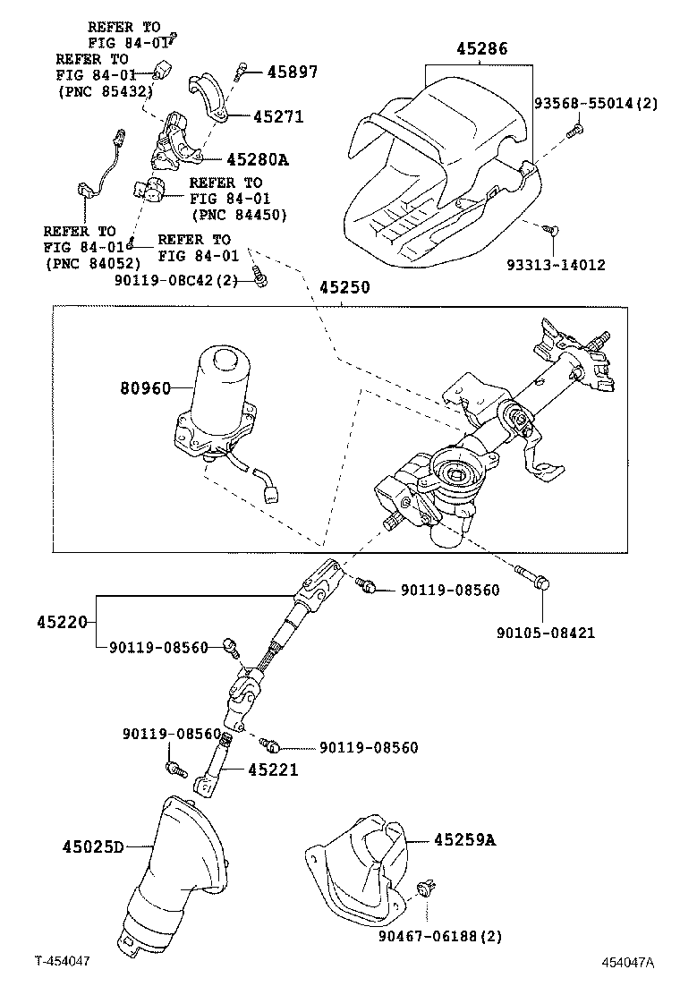 45220-44010 SHAFT ASSY, STEERING INTERMEDIATE product image