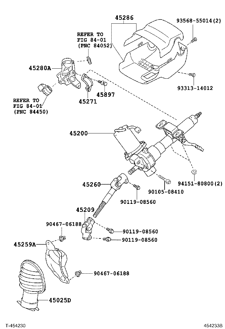 45259-52020 SHEET, COLUMN HOLE COVER SILENCER product image