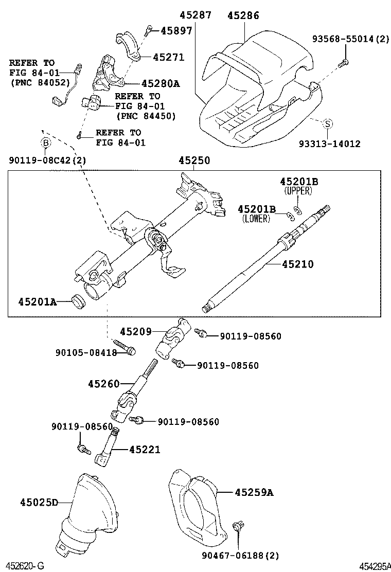 45259-02020 SHEET, COLUMN HOLE COVER SILENCER product image