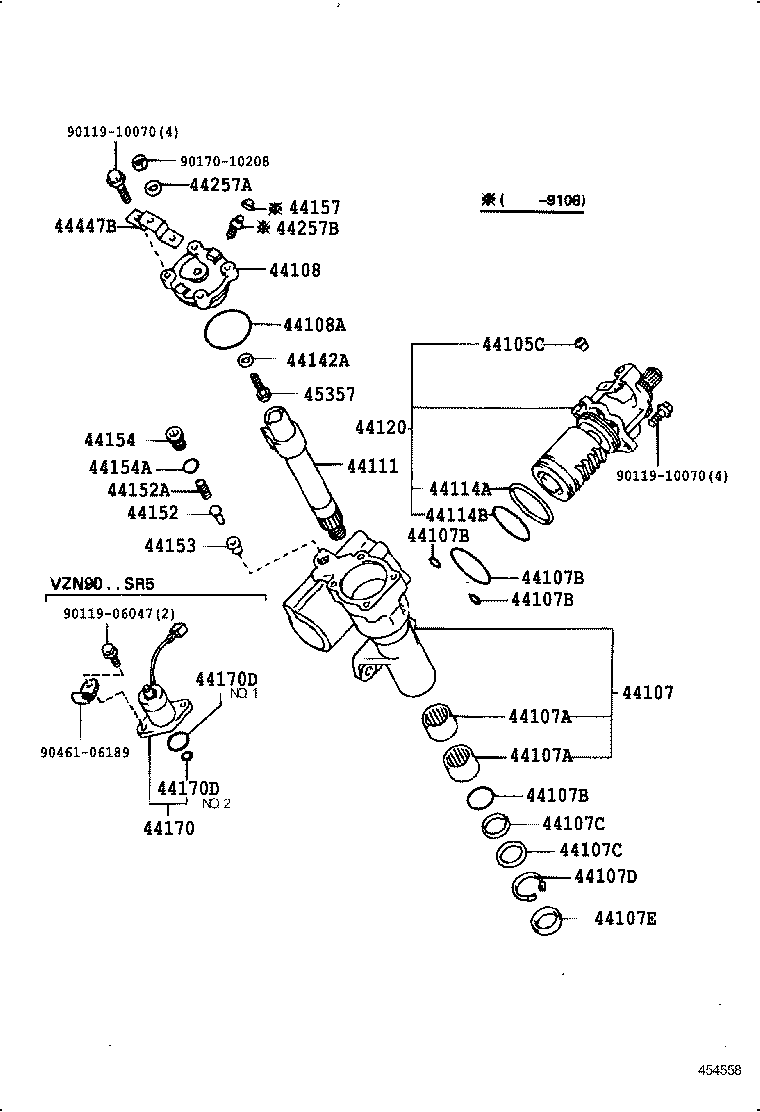45406-39155 ROD SUB-ASSY, TIE, RH product image