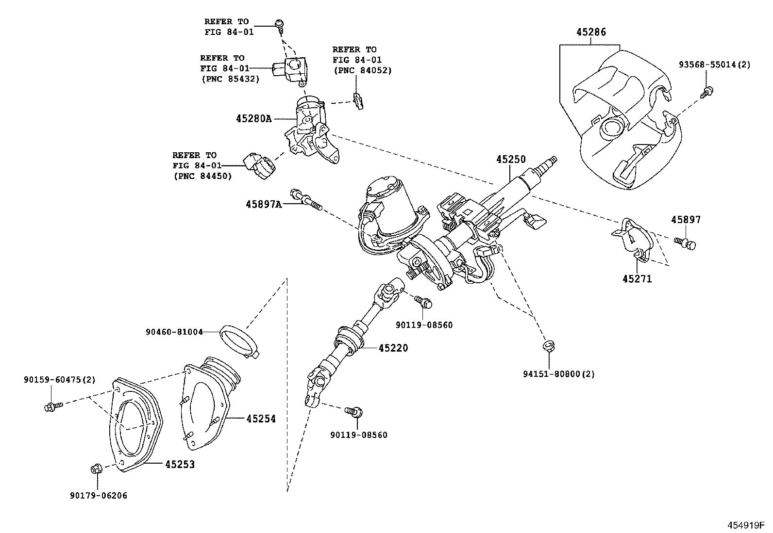45220-48210 SHAFT ASSY, STEERING INTERMEDIATE product image