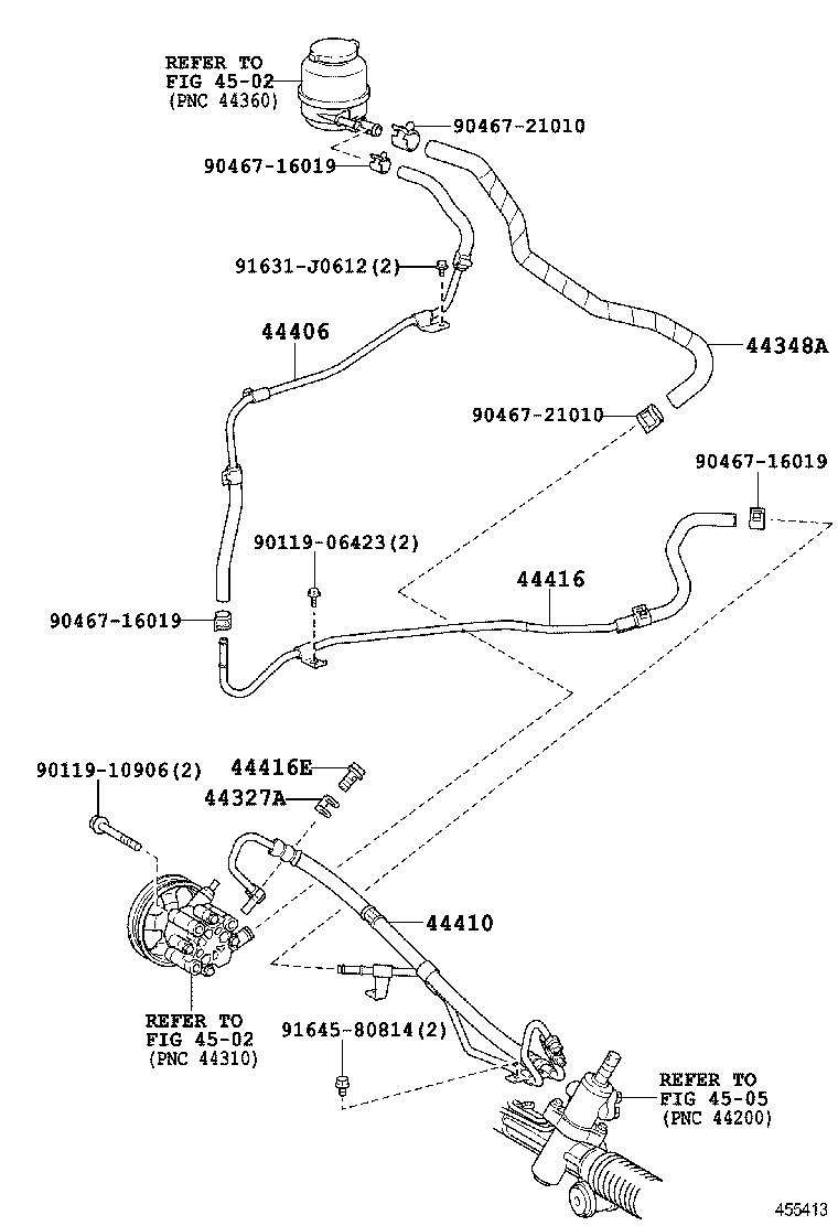44402-33111 COOLER SUB-ASSY, POWER STEERING OIL, NO.1 product image