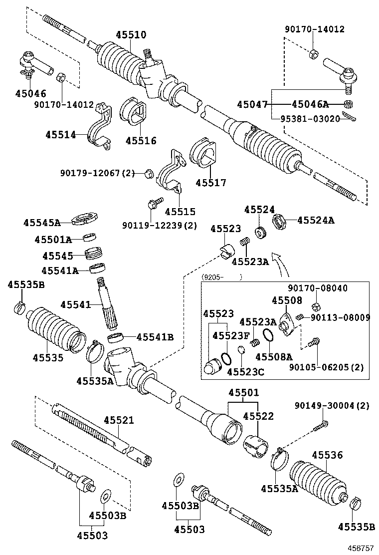 44211-12150 HOUSING, CONTROL VALVE product image