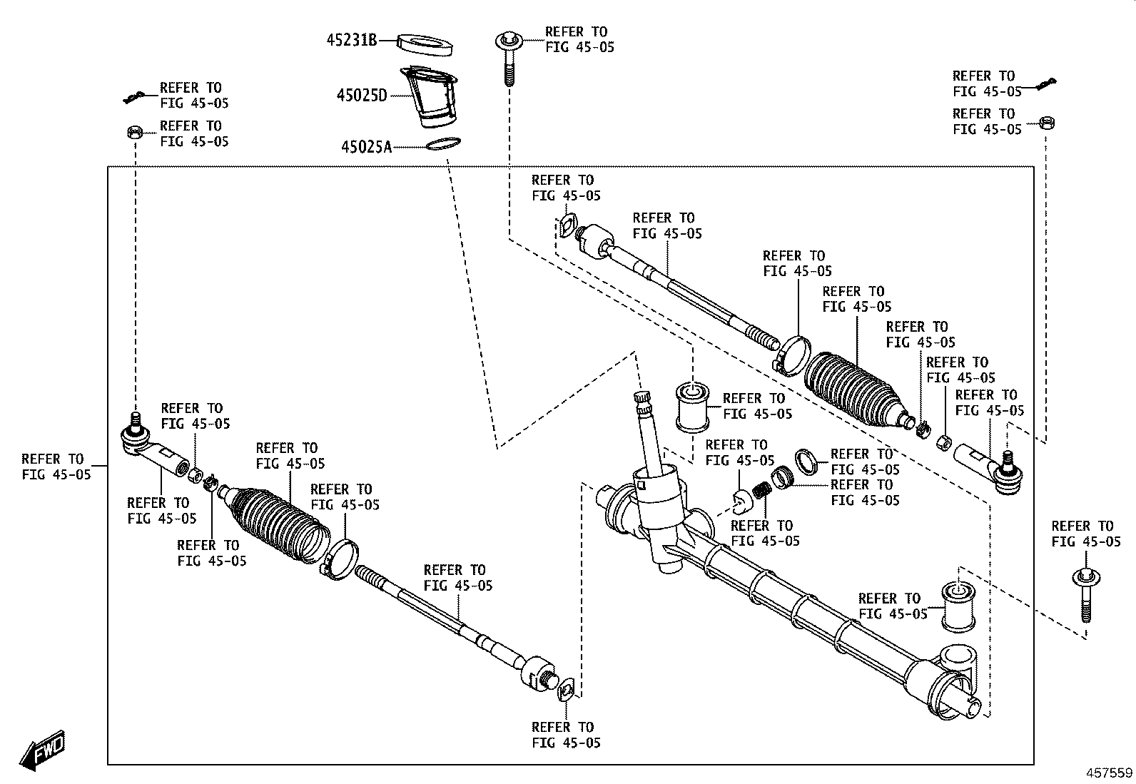 45255-WC002 PROTECTOR, STEERING COLUMN, NO.1 product image