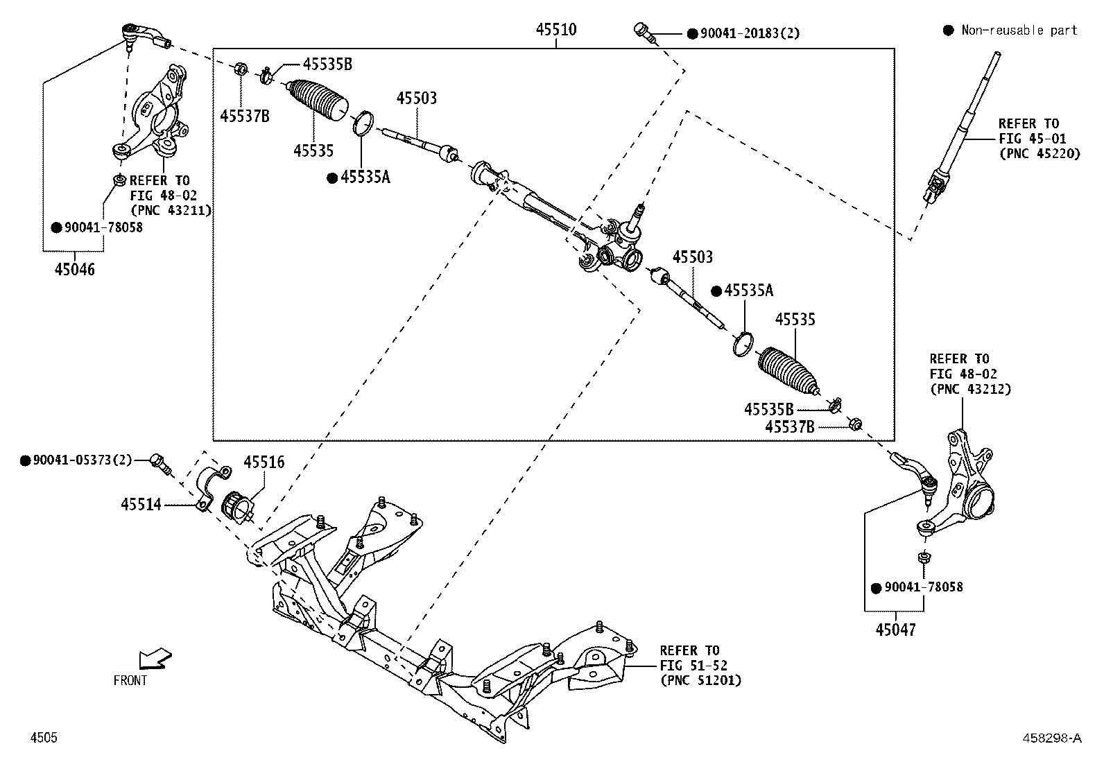 45046-B9440 END SUB-ASSY, TIE ROD, RH product image