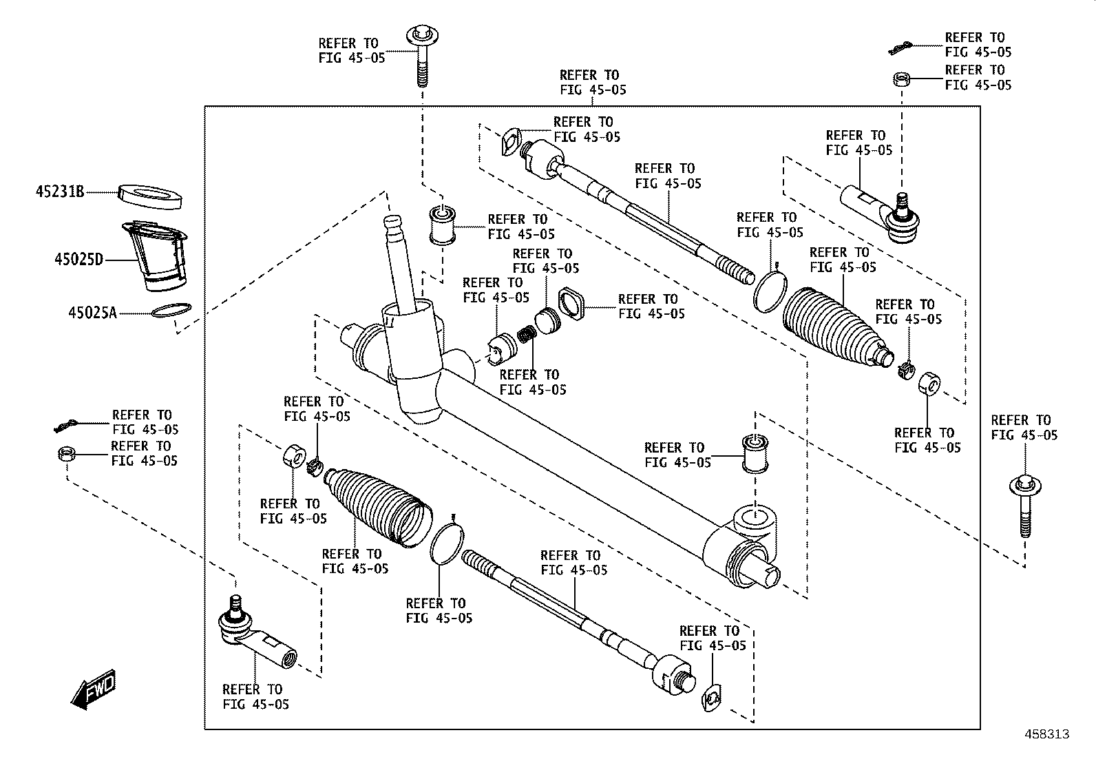 45268-WC006 COVER SUB-ASSY, STEERING COLUMN HOLE, NO.1 product image