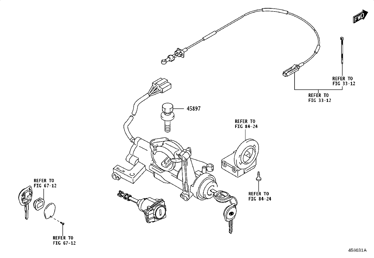 4520A-WC026 COLUMN SUB-ASSY, ELECTRIC POWER STEERING product image