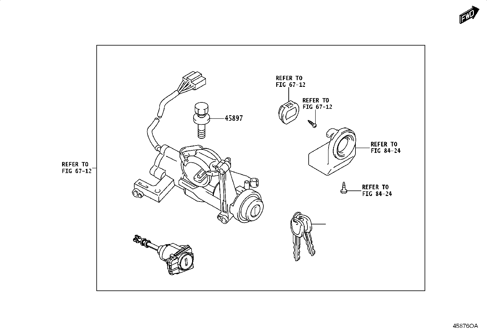4520A-WC045 COLUMN SUB-ASSY, ELECTRIC POWER STEERING product image