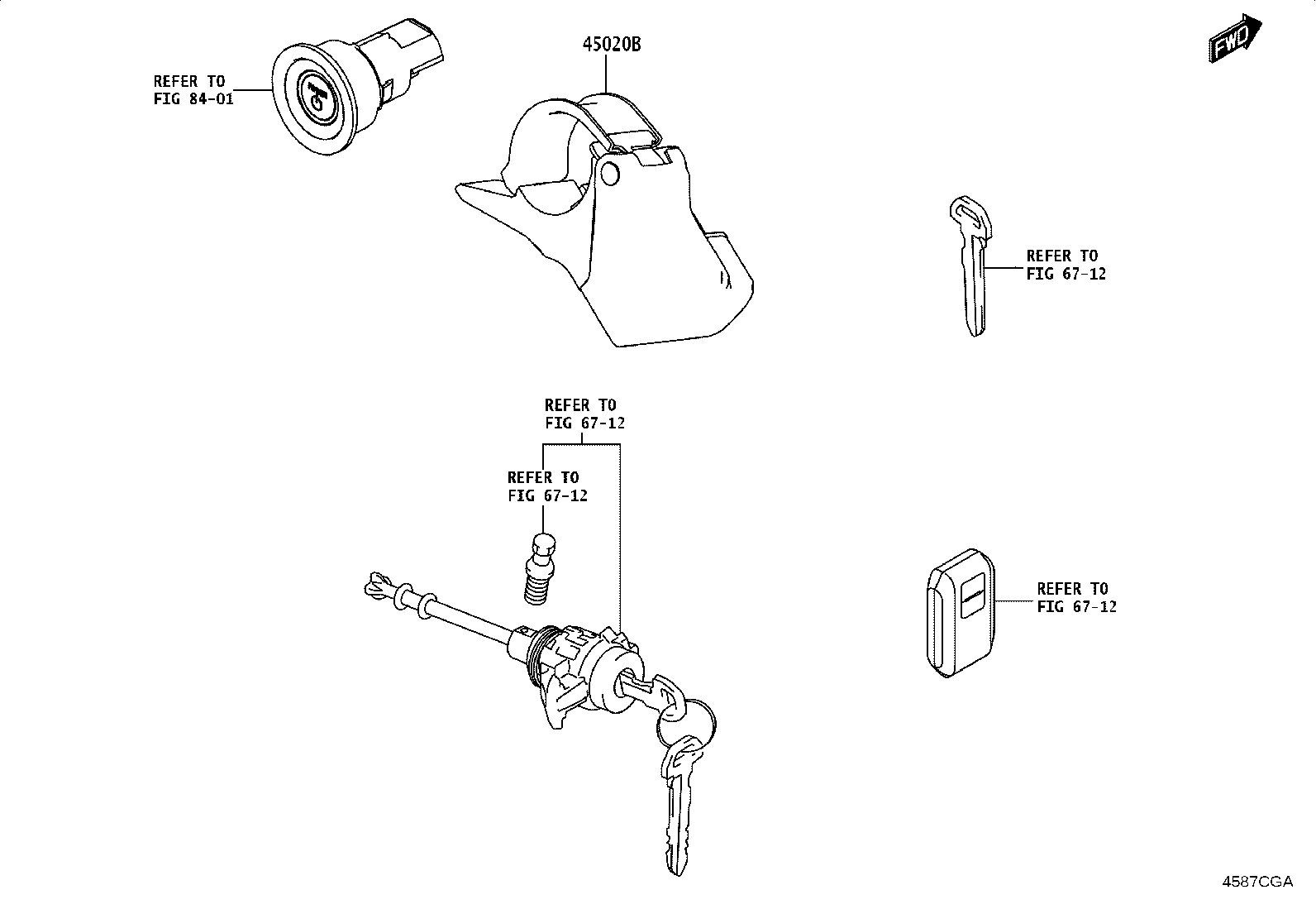 45250-WC062 COLUMN SUB-ASSY, ELECTRIC POWER STEERING product image
