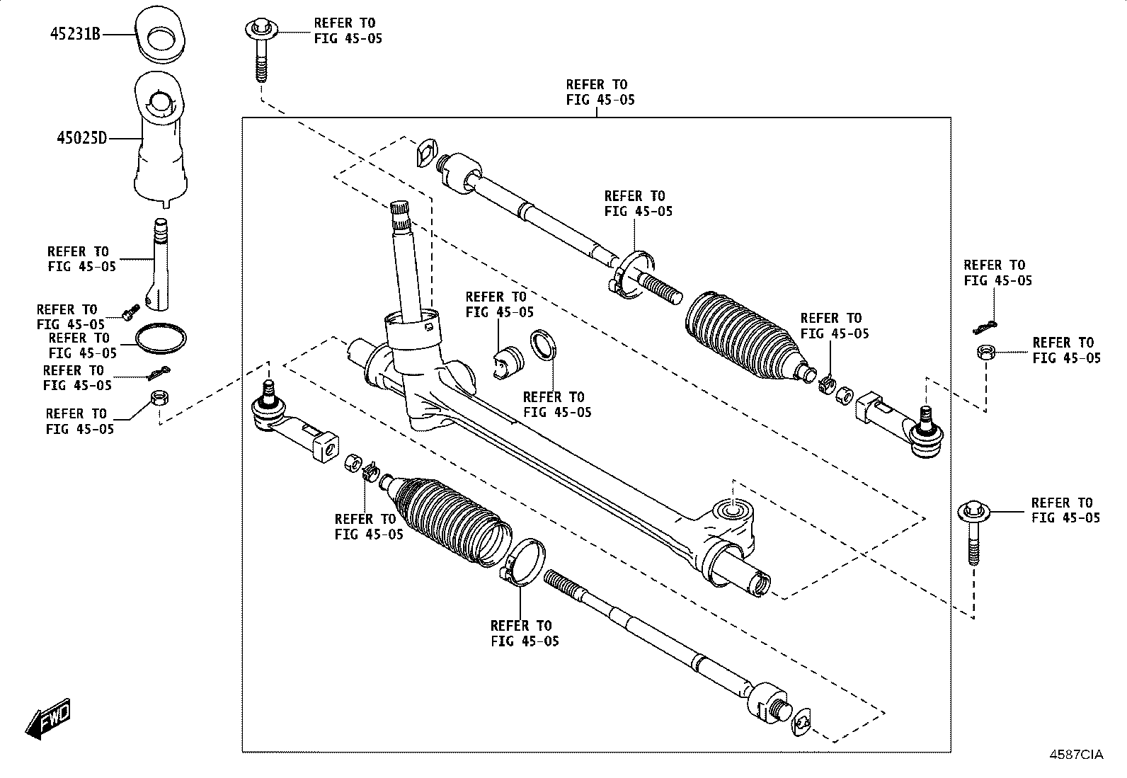 45250-WC062 COLUMN SUB-ASSY, ELECTRIC POWER STEERING product image