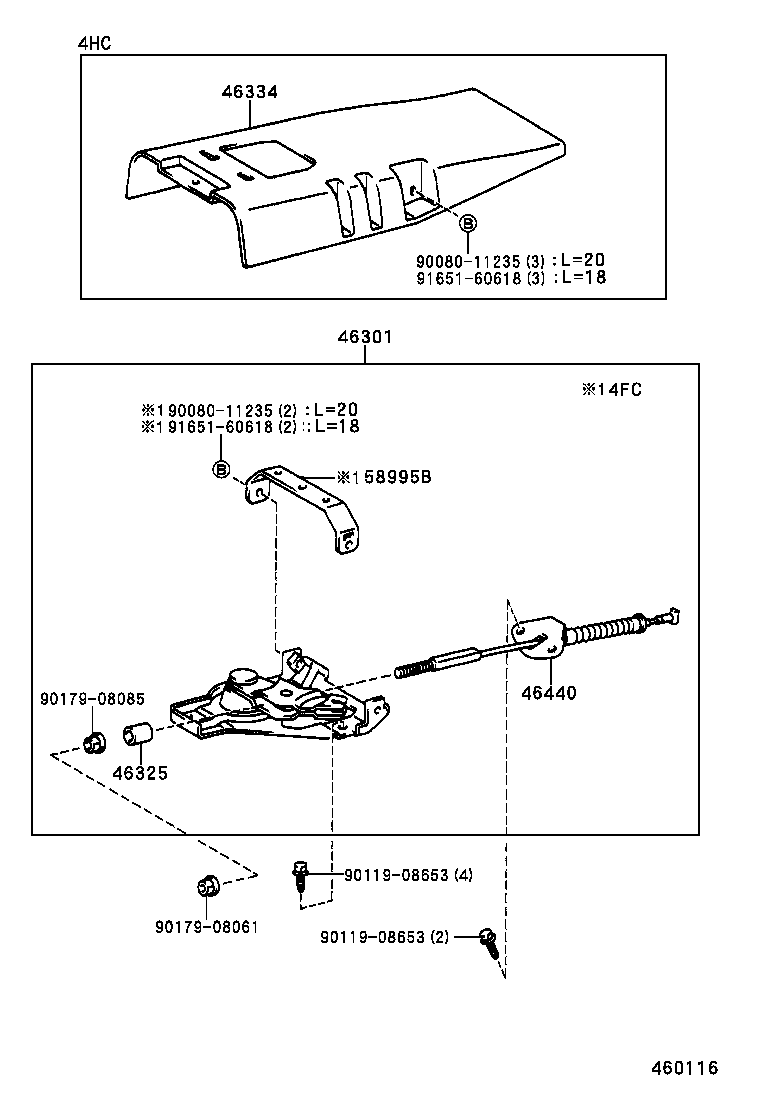 47447-07020 PIN, SHOE HOLD DOWN SPRING, NO.2(FOR PARKING BRAKE) product image