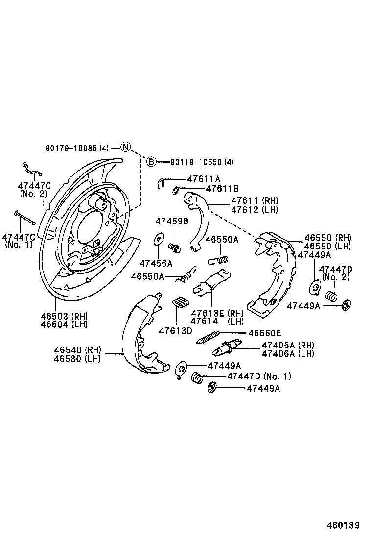 46200-30350 PEDAL ASSY, PARKING BRAKE CONTROL product image