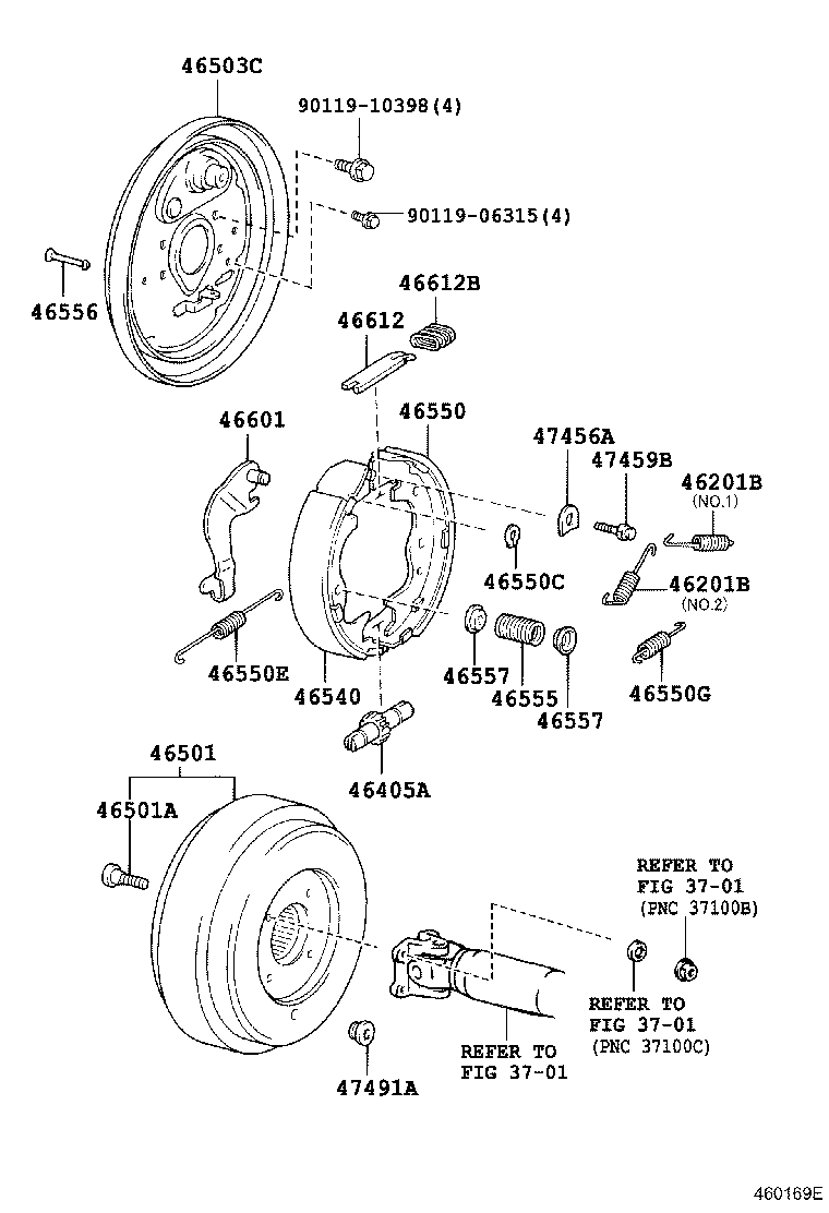 46464-36030 PLATE, CABLE CLAMP SUPPORT product image
