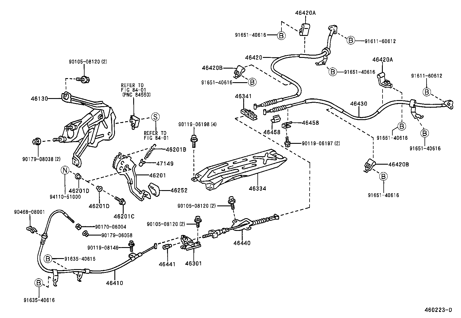 46334-32020 PROTECTOR, INTERMEDIATE LEVER product image