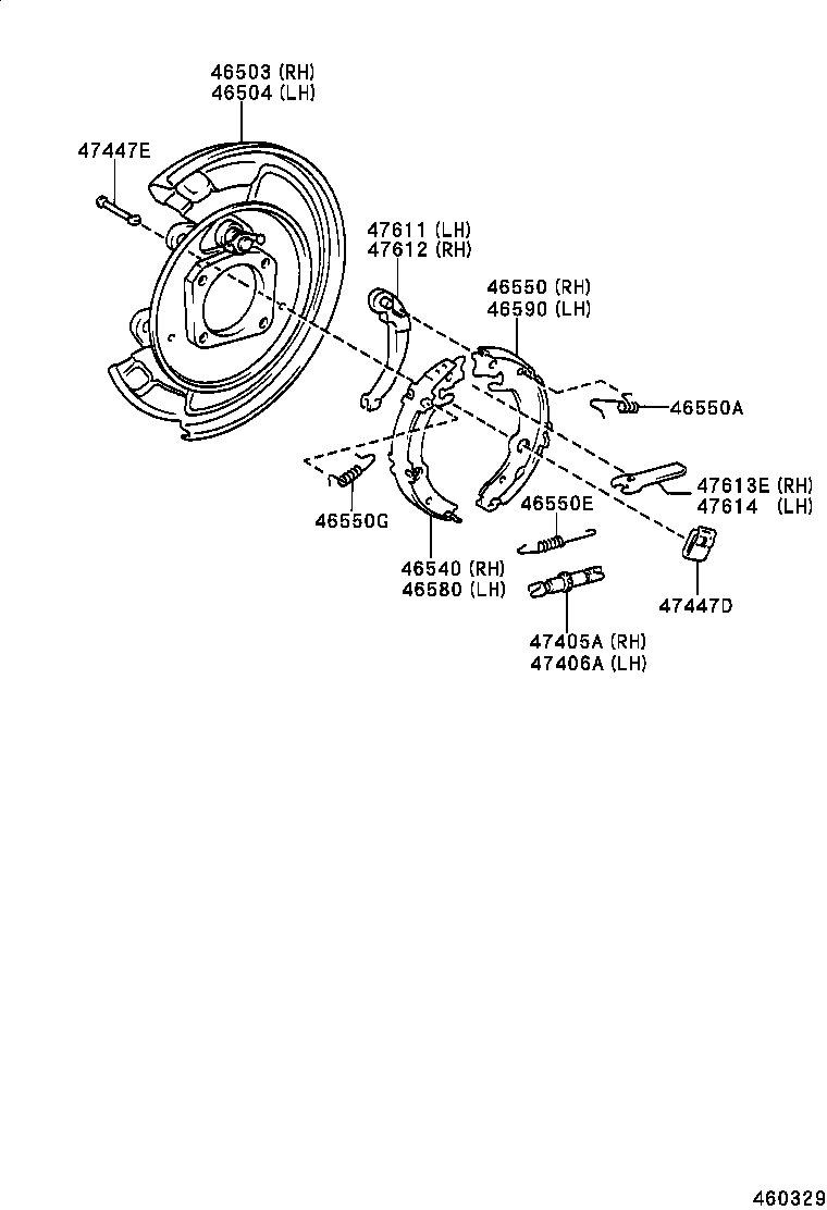 46252-33010 PAD, PARKING PEDAL product image
