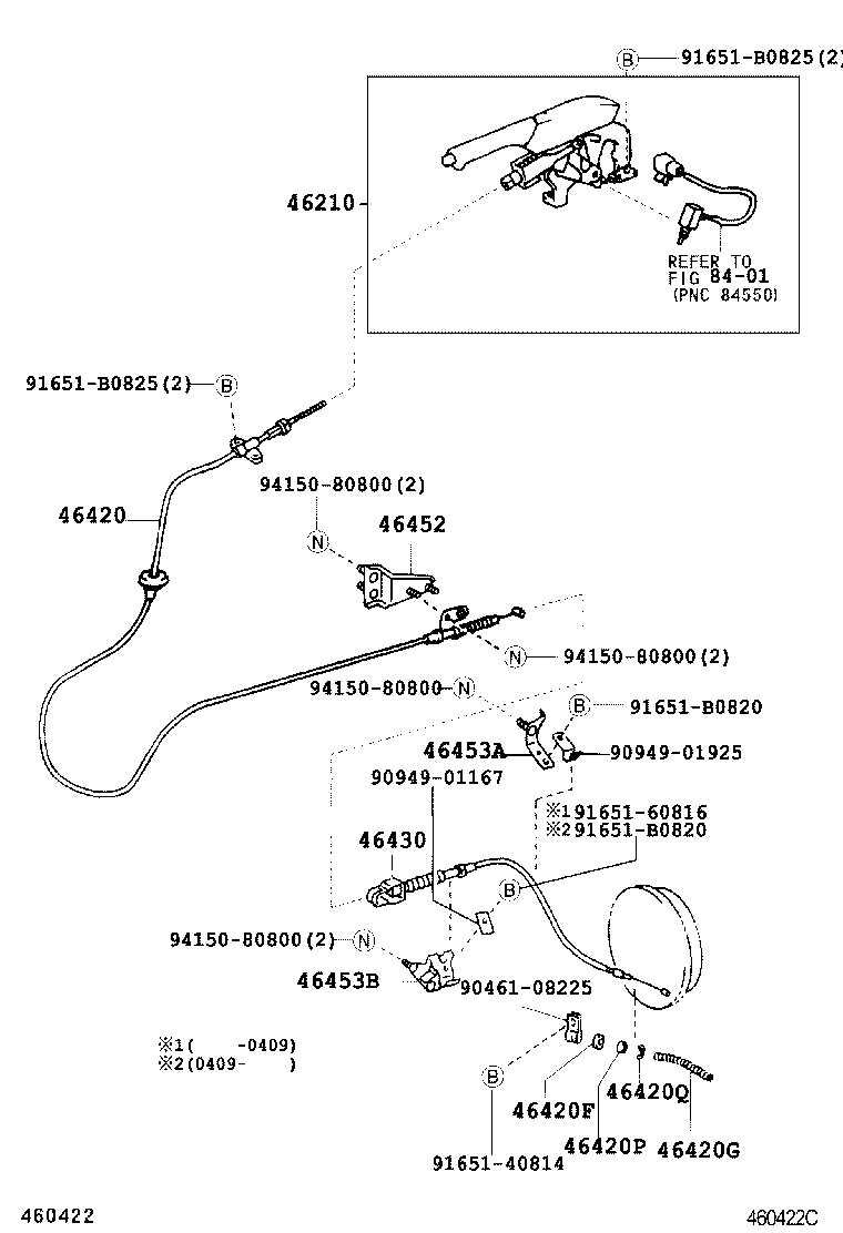 46530-37030 SHOE ASSY, PARKING BRAKE, RH OR CENTER NO.1 product image