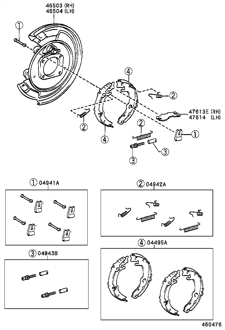 47447-02060 PIN, SHOE HOLD DOWN SPRING(FOR PARKING BRAKE) product image