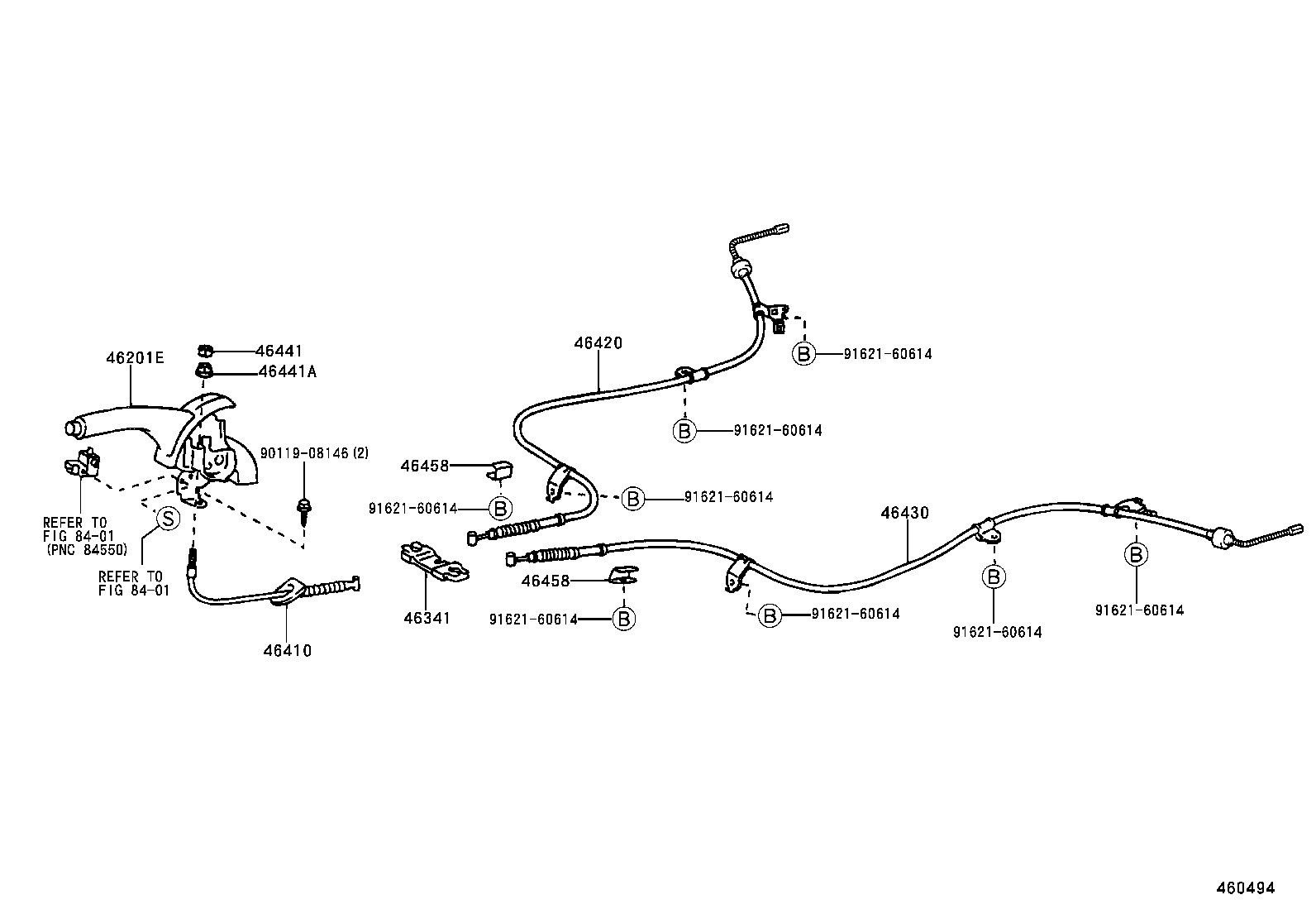 46341-20070 EQUALIZER, PARKING BRAKE product image