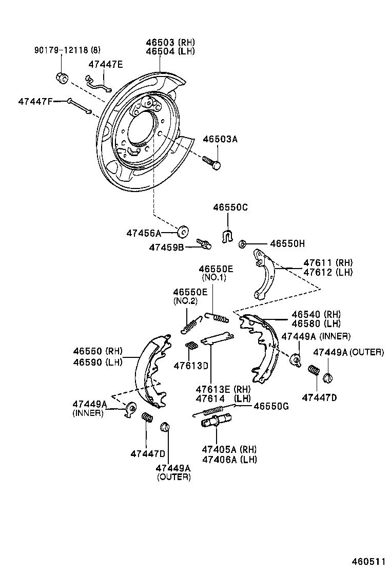 46252-35010 PAD, PARKING PEDAL product image