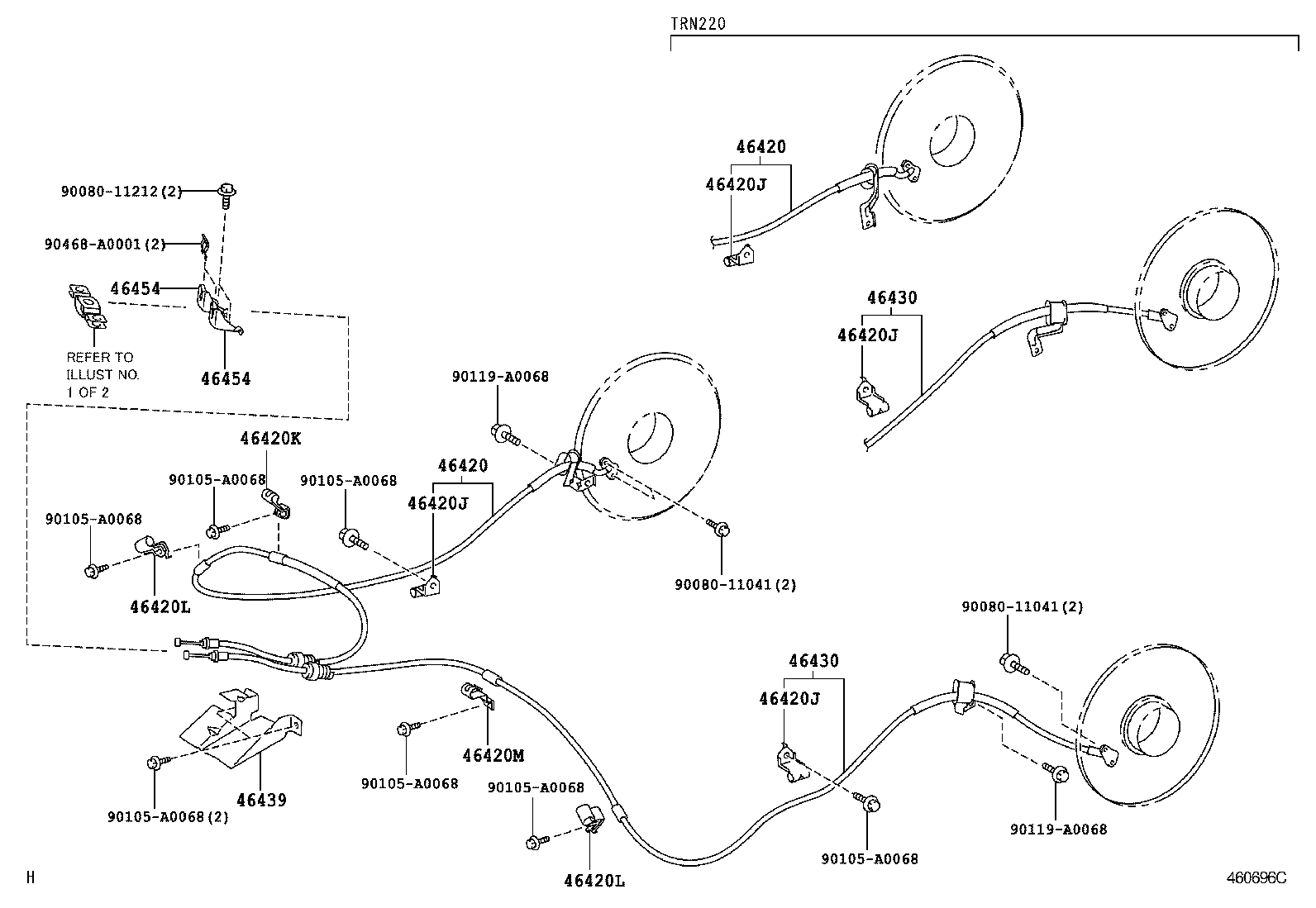 46200-04010 PEDAL ASSY, PARKING BRAKE CONTROL product image