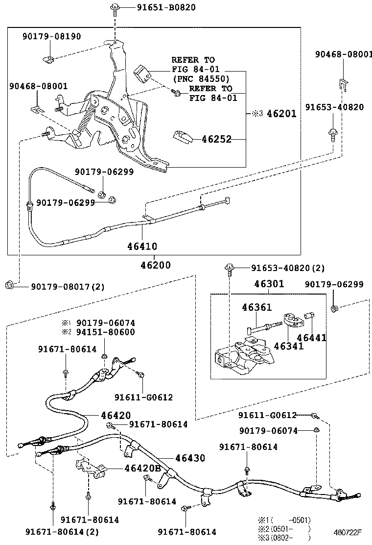 46200-52060 PEDAL ASSY, PARKING BRAKE CONTROL product image
