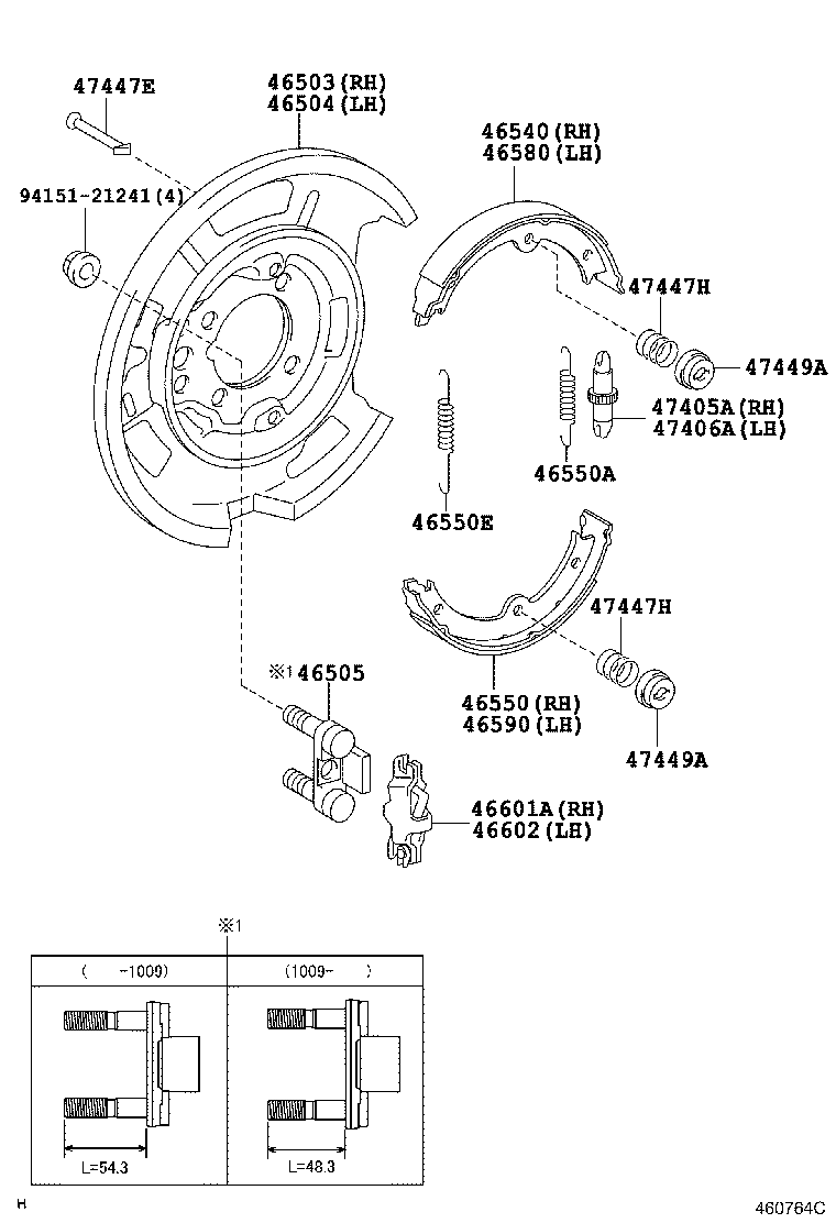 46451-50050 BRACKET, CABLE SUPPORT product image