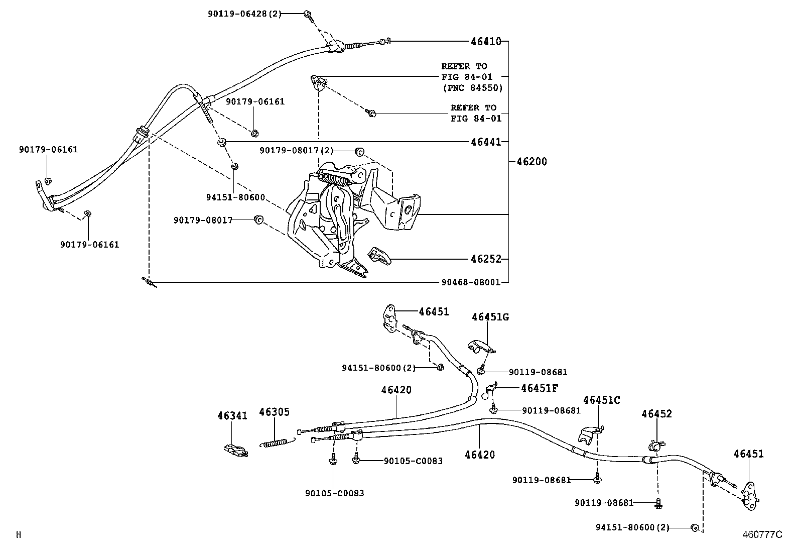 46200-0P010 PEDAL ASSY, PARKING BRAKE CONTROL product image