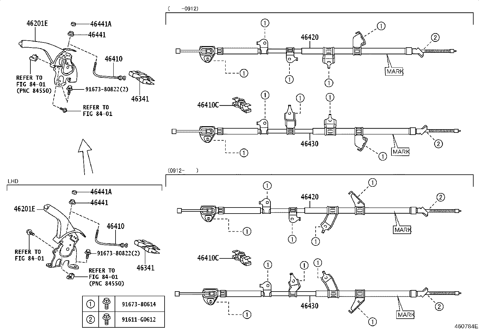 46411-42010 CLAMP(FOR PARKING BRAKE FRONT CABLE) product image