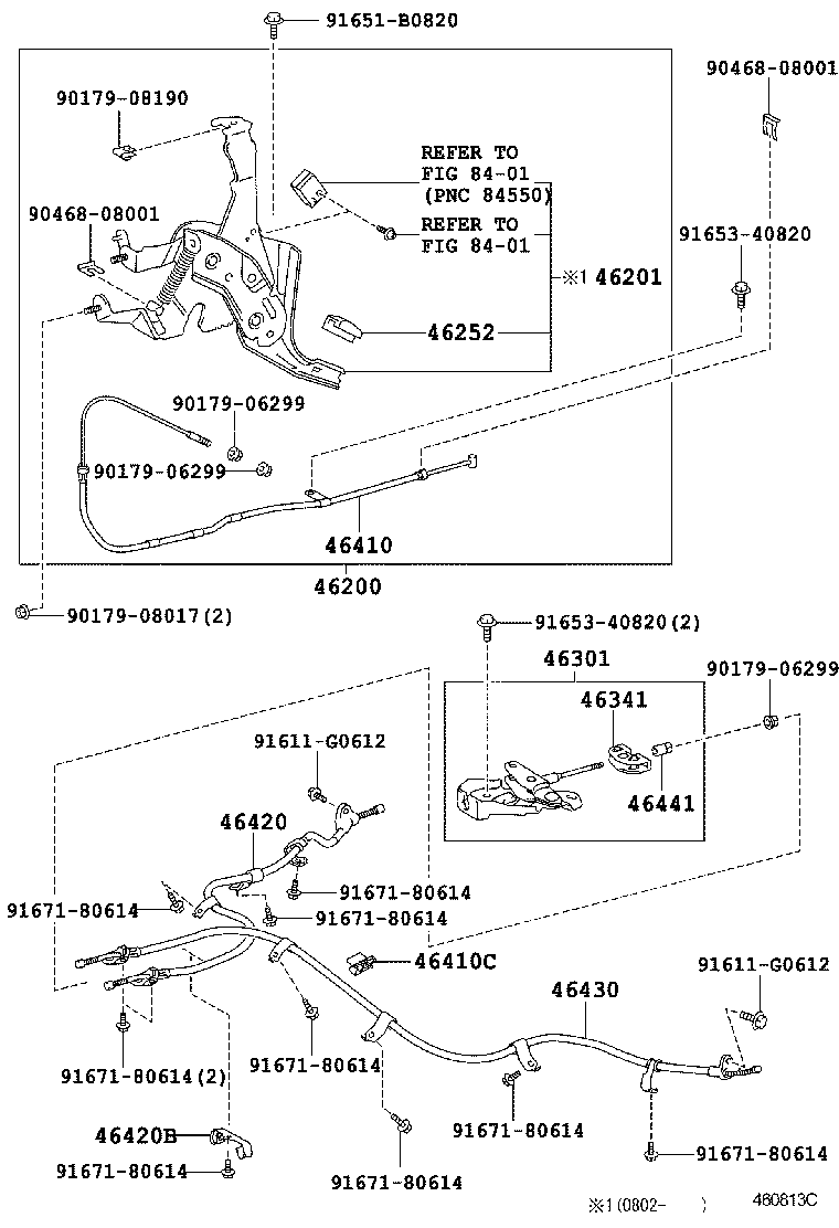 46200-52060 PEDAL ASSY, PARKING BRAKE CONTROL product image