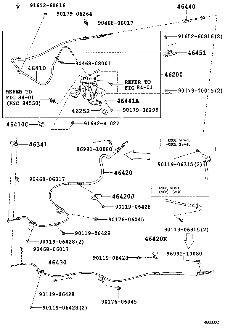 46200-06060 PEDAL ASSY, PARKING BRAKE CONTROL product image