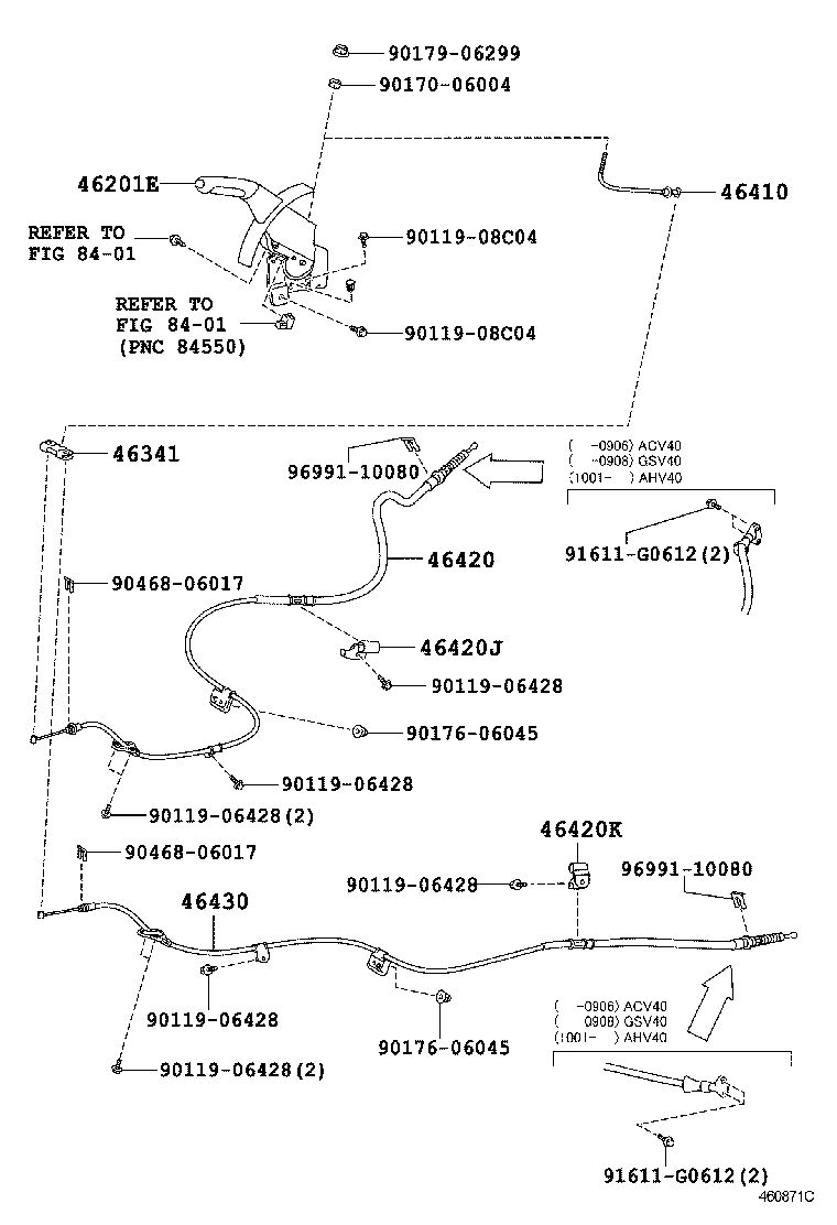 46200-06060 PEDAL ASSY, PARKING BRAKE CONTROL product image
