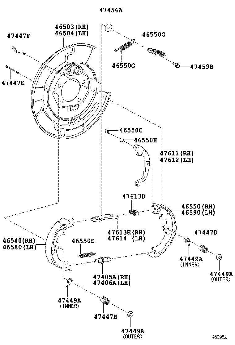 46200-48110 PEDAL ASSY, PARKING BRAKE CONTROL product image
