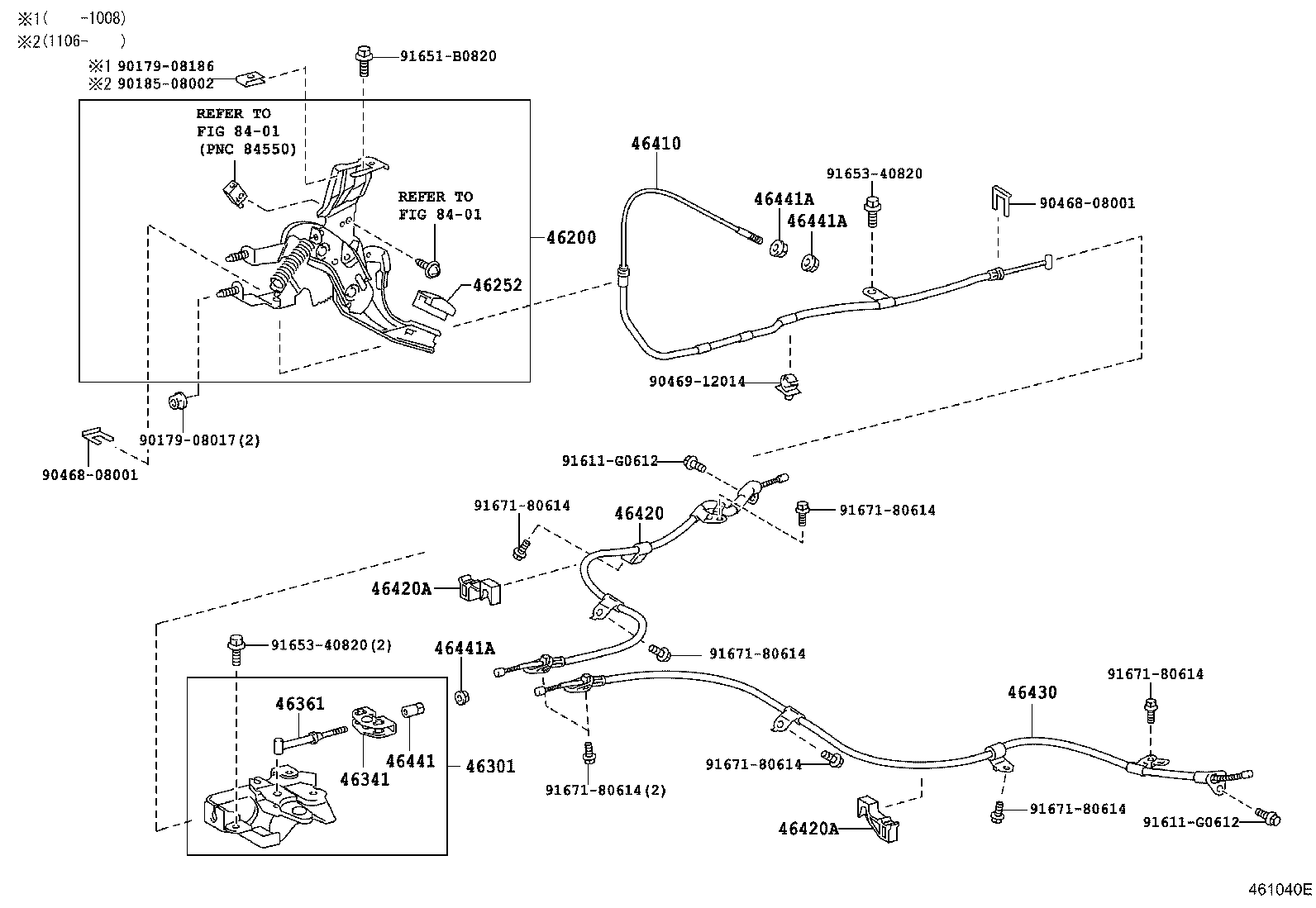46421-52010 CLAMP, NO.1(FOR PARKING BRAKE CABLE) product image