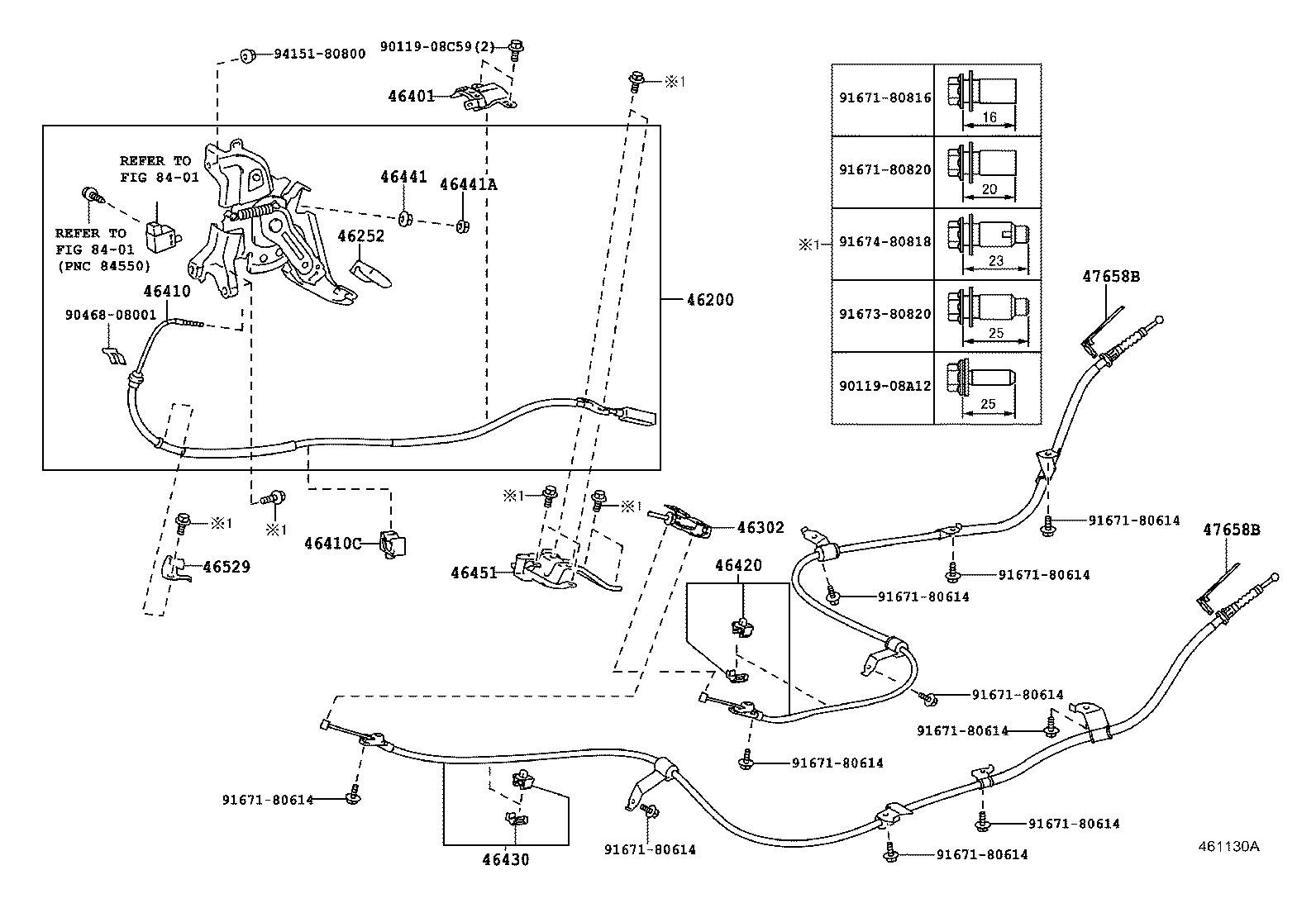 46451-12070 BRACKET, CABLE SUPPORT product image