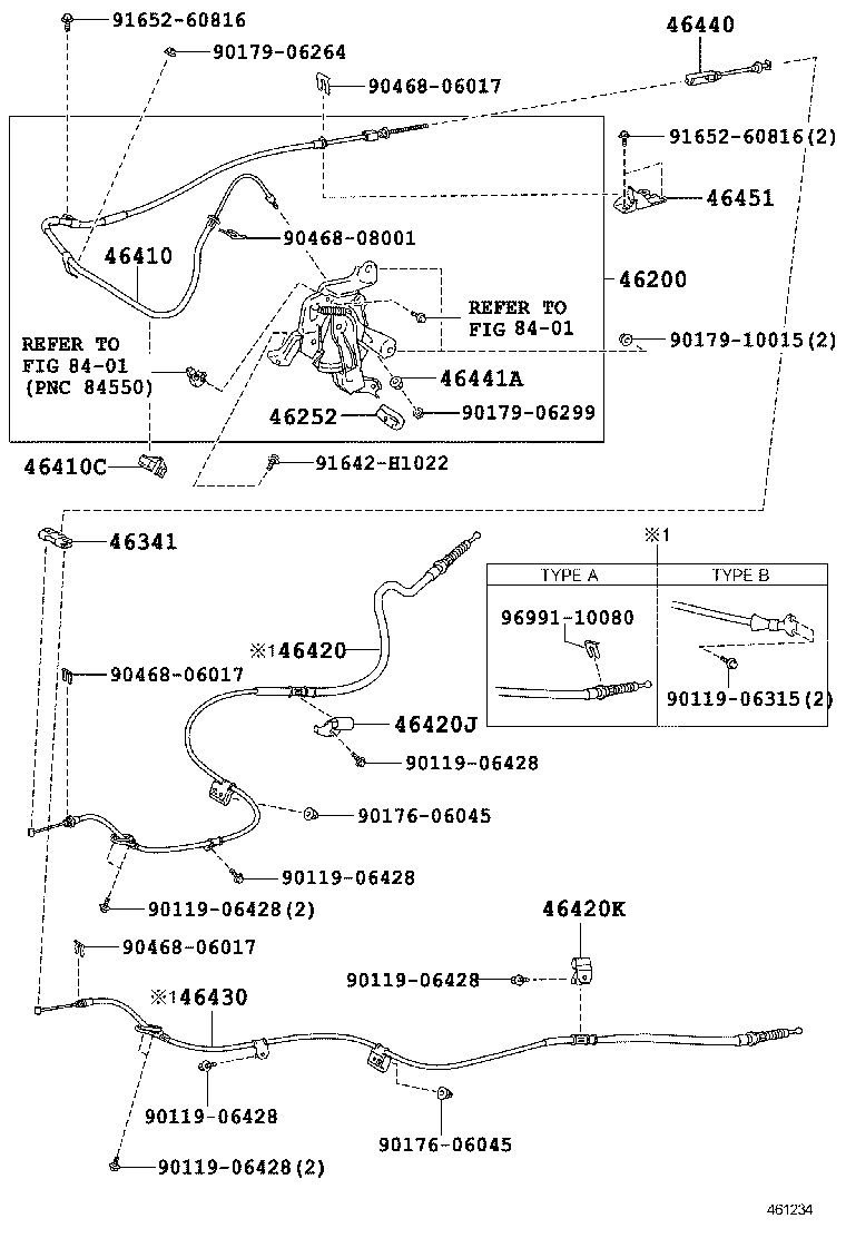 46200-06060 PEDAL ASSY, PARKING BRAKE CONTROL product image