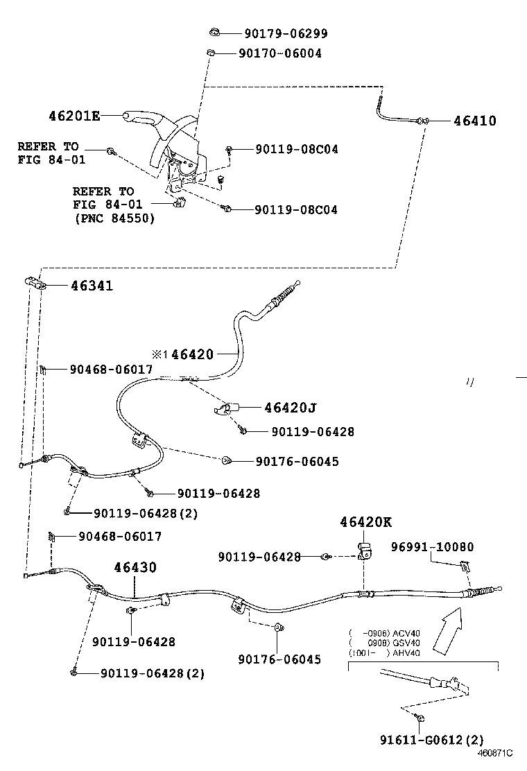 46200-06060 PEDAL ASSY, PARKING BRAKE CONTROL product image