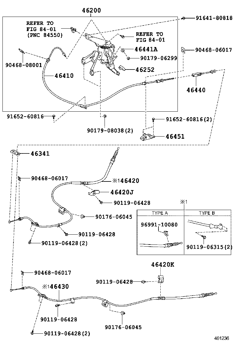 46200-06060 PEDAL ASSY, PARKING BRAKE CONTROL product image